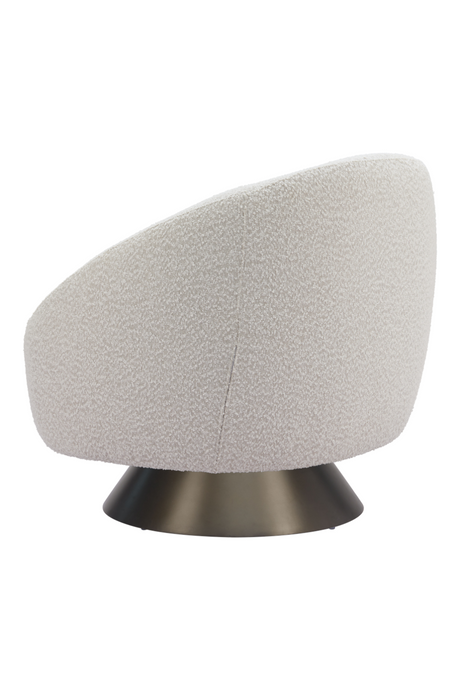 Bronze Base Gray Swivel Chair | OROA Modern Modan | Oroa.com