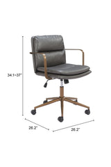 Vinyl Upholstered Office Chair | Oroa Modern Birao | Oroa.com