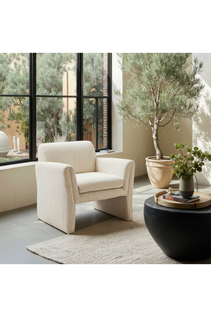 Oatmeal Beige Accent Chair | OROA Modern Dobra | Oroa.com