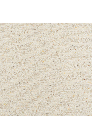 Beige Curved-Back Lounge Chair | OROA Modern Leque | OROA