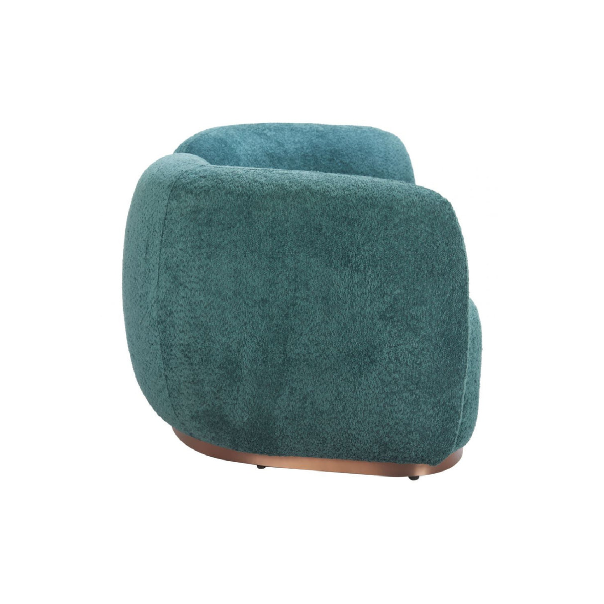   Teal Colored Curved Sofa | Oroa.com