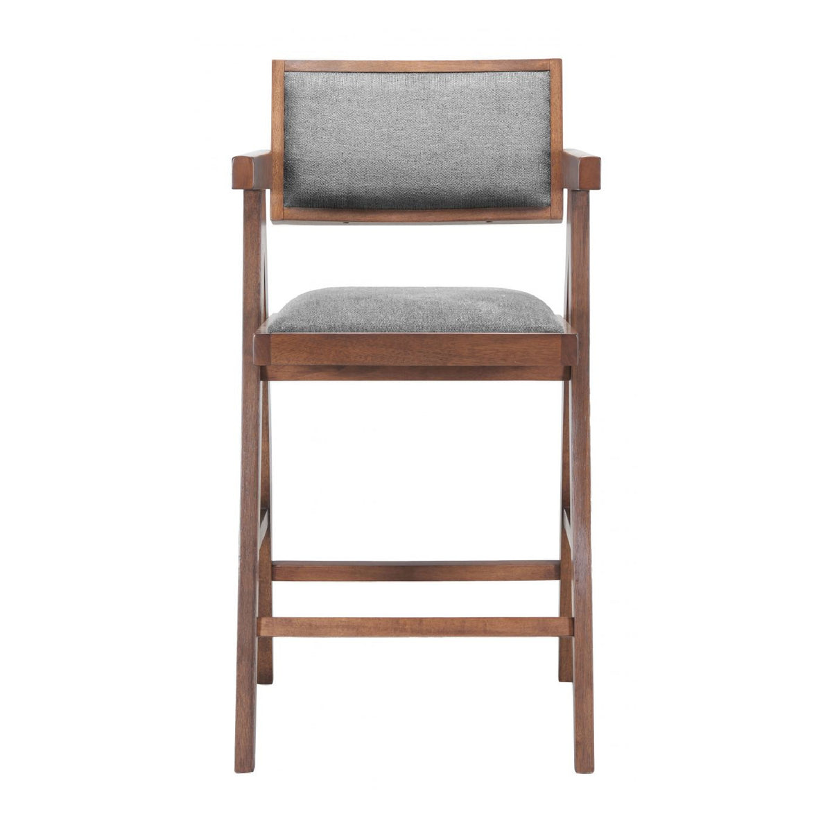 Rubberwood Framed Counter Stools (2) | OROA Modern Delhi