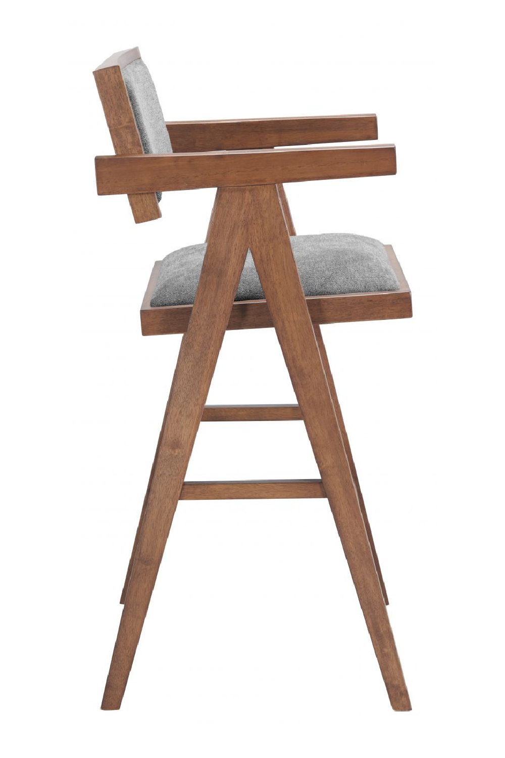 Rubberwood Framed Bar Stools (2) | OROA Modern Delhi | Oroa.com
