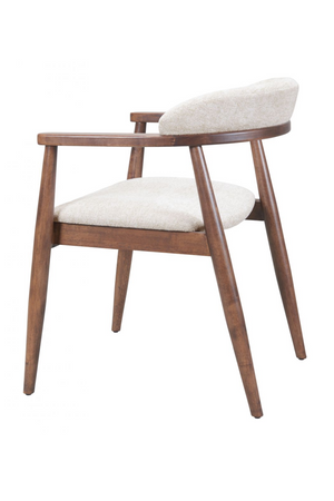 Wood Framed Beige Dining Chair | OROA Modern Goka | Oroa.com