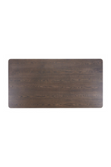 Rectangular Rubberwood Dining Table | OROA Modern Lisse | Oroa.com