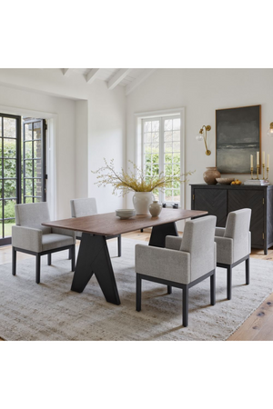 Rectangular Rubberwood Dining Table | OROA Modern Lisse | Oroa.com