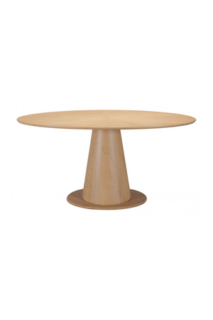 Oval Rubberwood Dining Table | OROA Modern Disque | Oroa.com