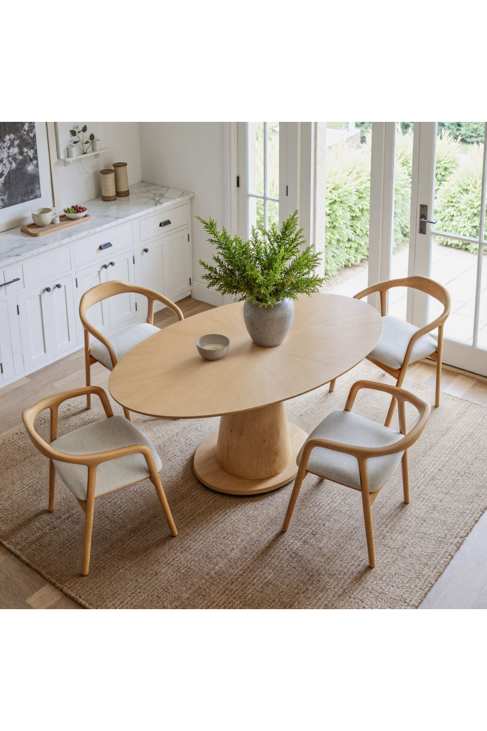 Beige Seat Dining Chair | OROA Modern Hosoi | Oroa.com
