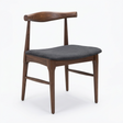 Dark Wooden Dining Chairs (2) | OROA Modern Tuzka | Oroa.com