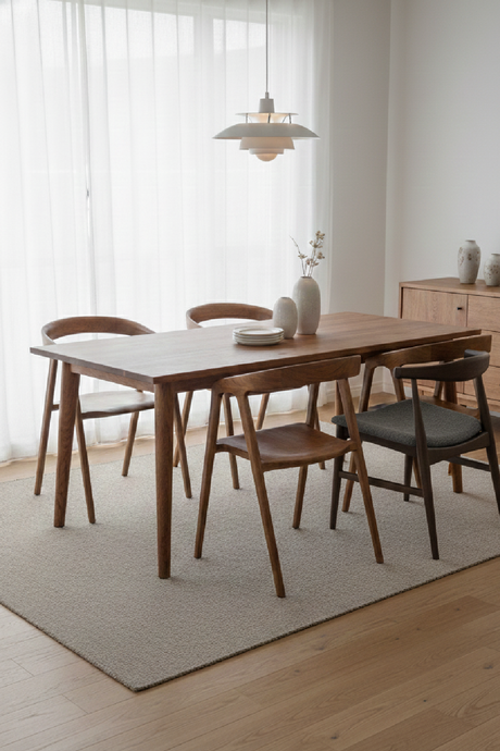 Dark Wooden Dining Chairs (2) | OROA Modern Tuzka | Oroa.com