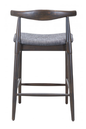 Dark Wooden Counter Stools (2) | OROA Modern Tuzka | Oroa.com