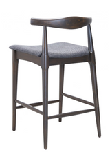 Dark Wooden Counter Stools (2) | OROA Modern Tuzka | Oroa.com