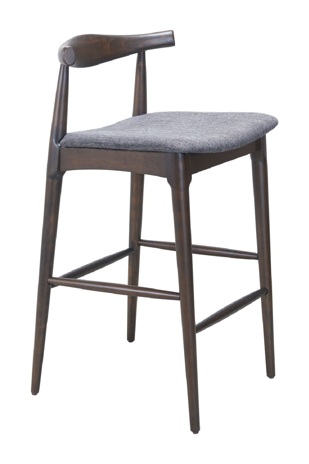 Dark Wooden Bar Stools (2) | OROA Modern Tuzka | Oroa.com