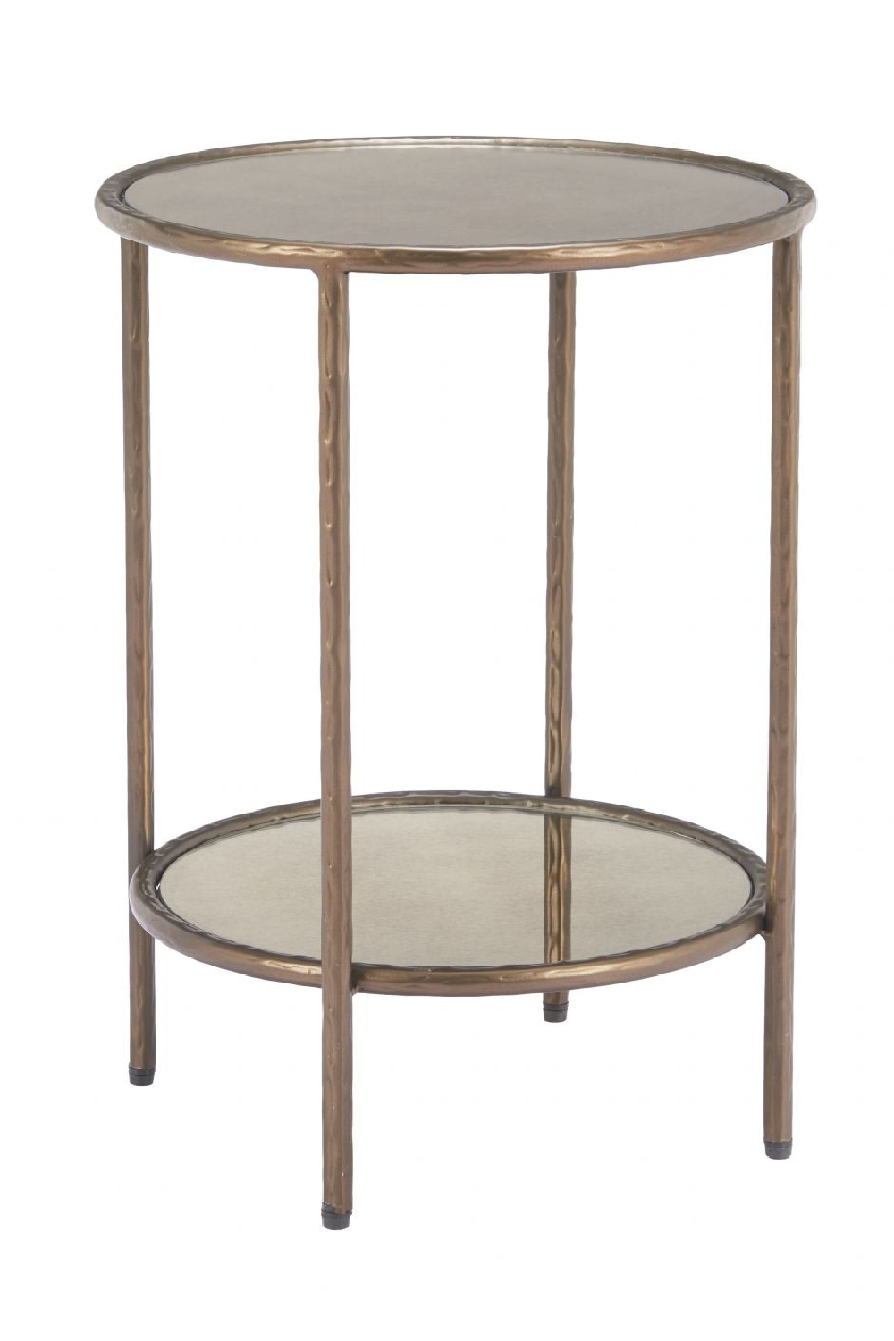 Round Mirror Glass Side Table | OROA Modern Anelli | Oroa.com