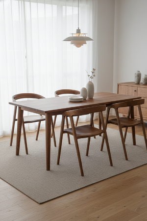 Elm Wood Dining Chairs (2) | OROA Modern Ziran | Oroa.com