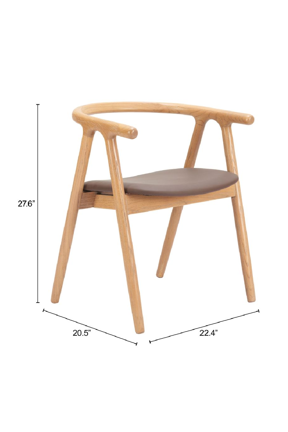 Whitewashed Elm Dining Chairs (2) | OROA Modern Peker | Oroa.com