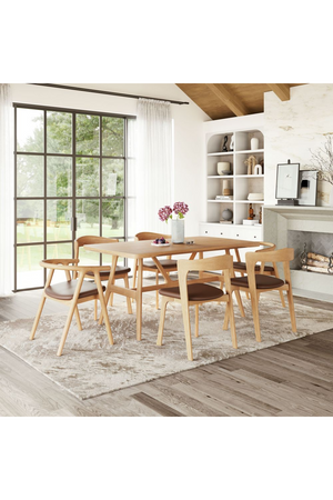 Whitewashed Elm Dining Chairs (2) | OROA Modern Peker | Oroa.com