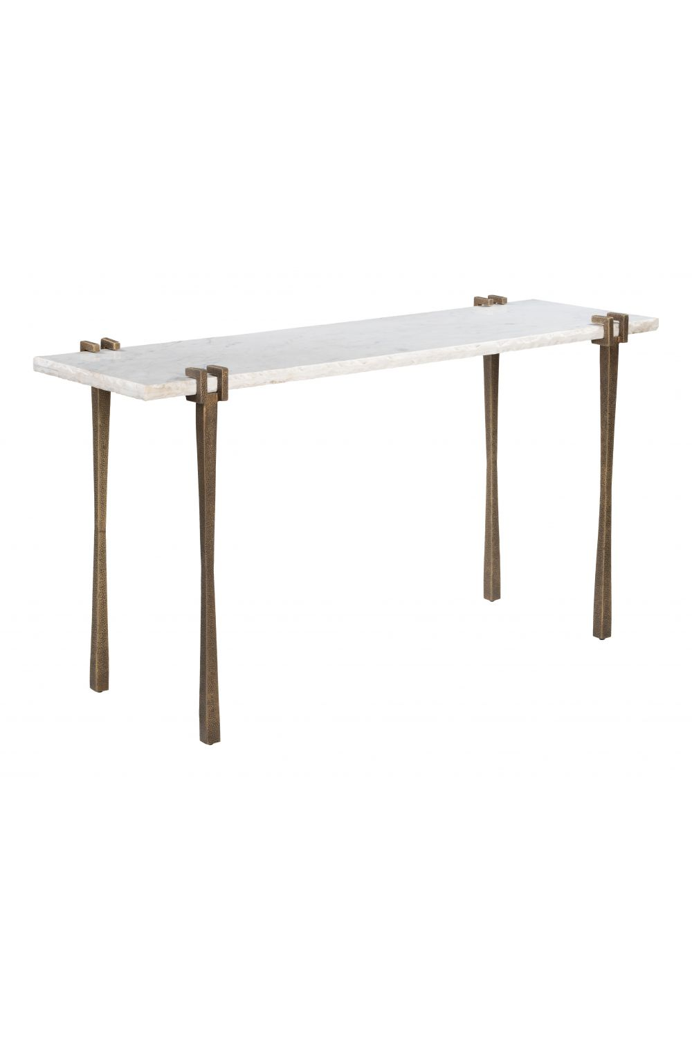 Rectangular White Marble Console Table | OROA Modern Rench