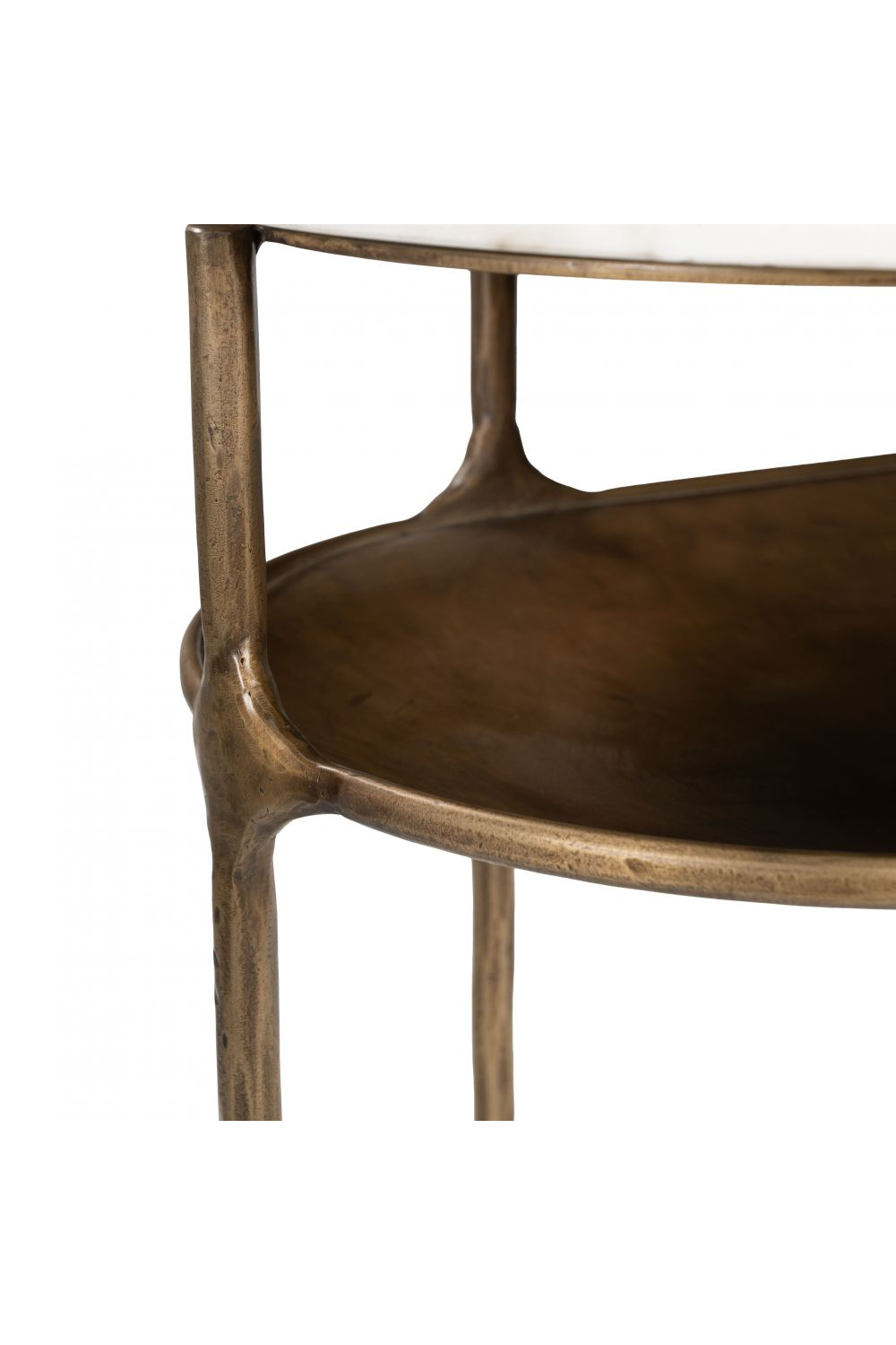 Oval White Marble Console Table | OROA Modern Bild