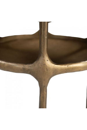 Brass Framed Marble Side Table | OROA Modern Bild | Oroa.com