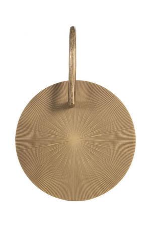 Curved Brass Side Table | OROA Modern Voler | OROA.com