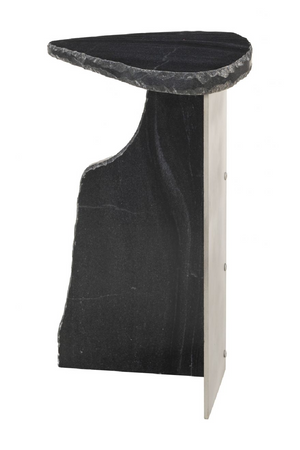 Organic-Shaped Marble Side Table | OROA Modern Surya | Oroa.com
