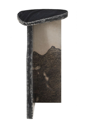 Organic-Shaped Marble Side Table | OROA Modern Surya | Oroa.com