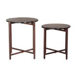 Black Cast Glass Coffee Tabled (2) | OROA Modern Gema