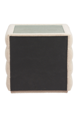 Beige Shearling 2-Drawer Nightstand | OROA Modern Soffice | Oroa.com