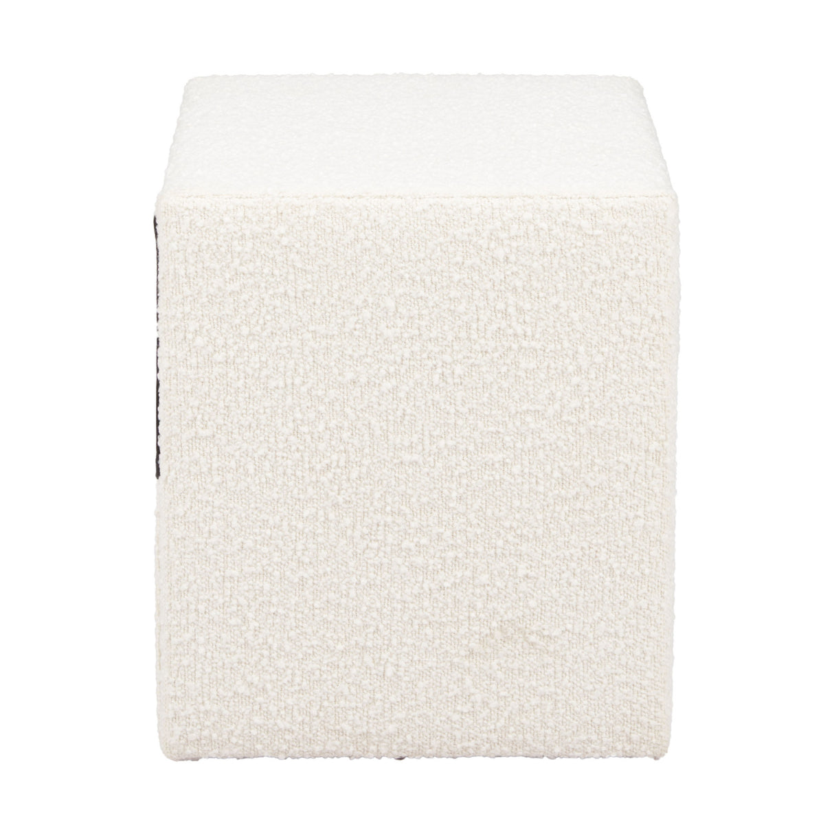 White Fabric 1-Drawer Nightstand | OROA Modern Barris | Oroa.com