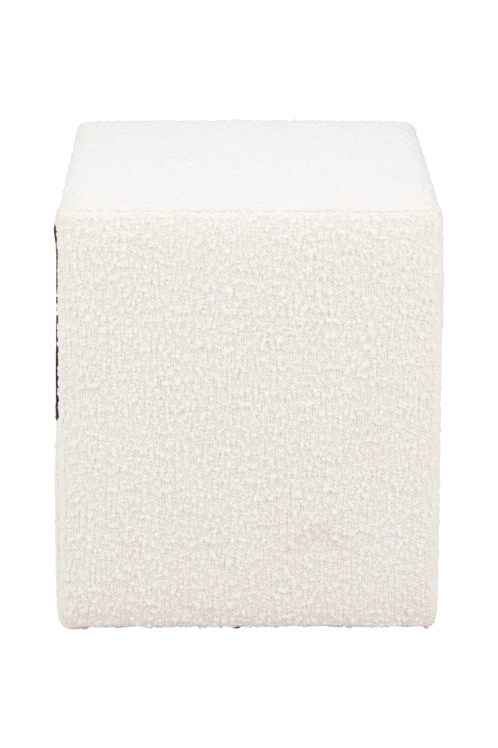 White Fabric 1-Drawer Nightstand | OROA Modern Barris | Oroa.com