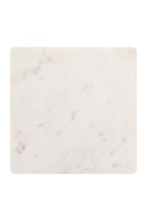 Square White Marble Side Table | OROA Modern Naht | OROA.com