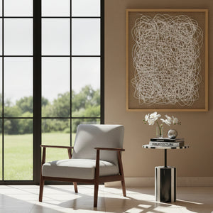 Stripes Marble Side Table | OROA Modern Regles