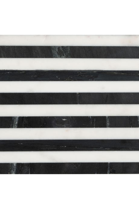 Stripes Marble Side Table | OROA Modern Regles | Oroa.com