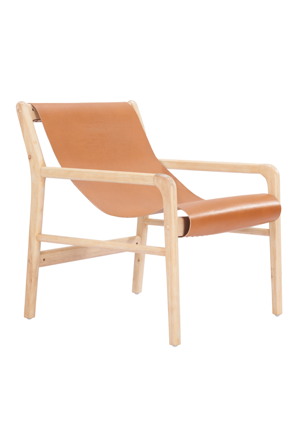 Tan Leather Accent Chair | OROA Modern Doek | Oroa.com