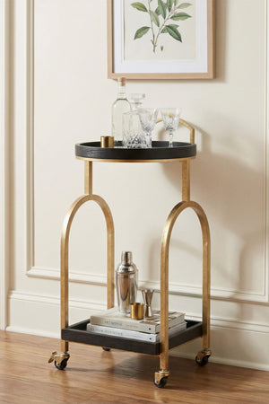 Black Oak Bar Cart | OROA Modern Zukei | Oroa.com