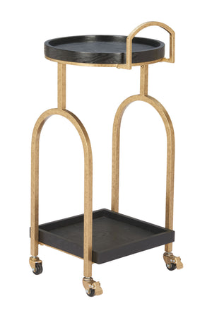 Black Oak Bar Cart | OROA Modern Zukei | Oroa.com