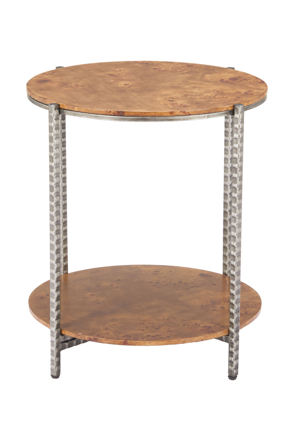 Burl Veneer 2-Layer Side Table | OROA Modern Adna | Oroa.com