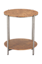 Burl Veneer 2-Layer Side Table | OROA Modern Adna | Oroa.com