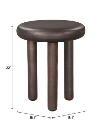 Bronze Round Side Table | OROA Modern Arian | Oroa.com