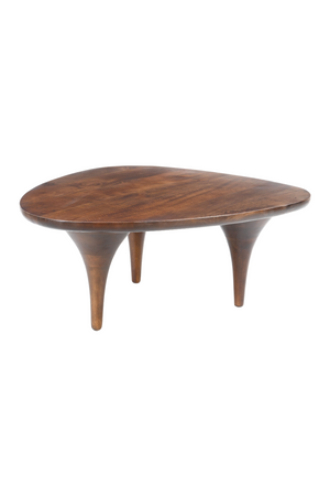 Walnut Finished Coffee Table | OROA Modern Spiker | Oroa.com