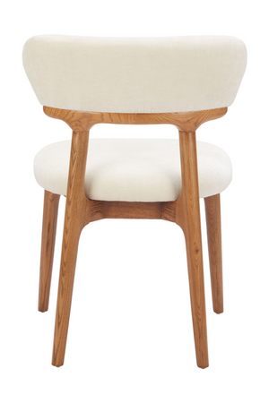 Wood Framed White Dining Chairs (2) | OROA Modern Cedar | Oroa.com