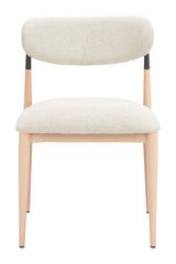 Gray Fabric Armless Dining Chairs (2) | OROA Modern Equinox | Oroa.com