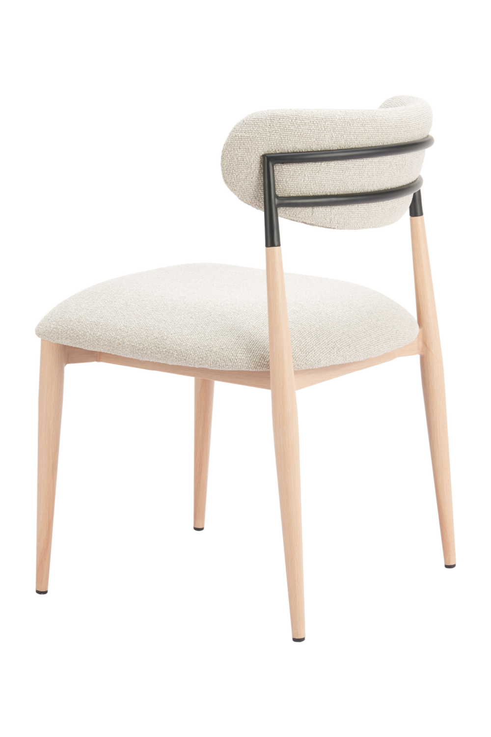 Gray Fabric Armless Dining Chairs (2) | OROA Modern Equinox | Oroa.com