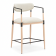 Gray Fabric Modern Counter Stool | OROA Modern Equinox | Oroa.com