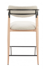 Gray Fabric Modern Counter Stool | OROA Modern Equinox | Oroa.com