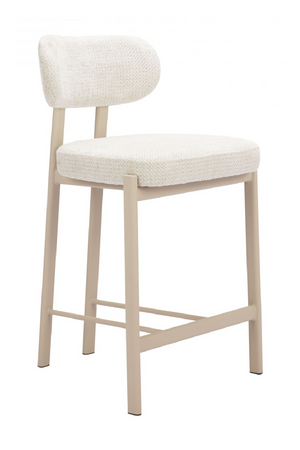 Gray Textured Weave Counter Stools (2) | OROA Modern Aurea | Oroa.com