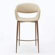 Beige Cut-Out Back Bar Stool | OROA Modern Limay | Oroa.com