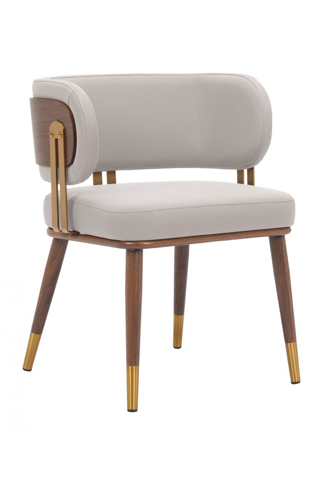 Beige Leather Dining Chair | OROA Modern Brew | Oroa.com