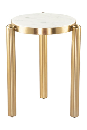 White & Gold Side Table | OROA Modern Noan | Oroa.com